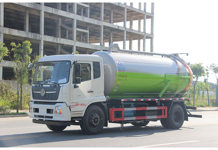 國六東風天錦單橋13.5立方吸污車